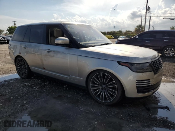 2020 Land Rover Range Rover with VIN SALGR2RK6LA567793, listed as a Copart auction lot 48127363 with 35,224 mi miles and . Bid and sale history available at DreamBid. Image 4.