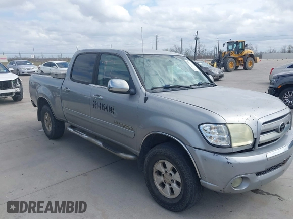 2004 Toyota Tundra SR5 with VIN 5TBET34114S453461, listed as a IAAI auction lot 41764793 with 165,907 mi miles and . Bid and sale history available at carsss.com. Image 1.