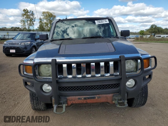 2008 Hummer H3 SUV with VIN 5GTEN13E188198551, listed as a Copart auction lot 75030714 with 119,728 mi miles and Clean Title. Bid and sale history available at carsss.com. Image 5.