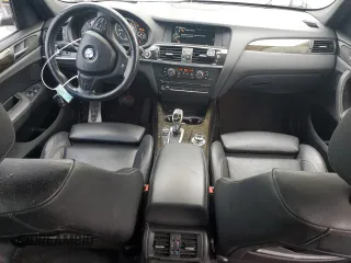 2014 BMW X3 xDrive35i with VIN 5UXWX7C51E0E79351, listed as a Copart auction lot 53645955 with 112,580 mi miles and Salvage Title. Bid and sale history available at DreamBid. Image 8.