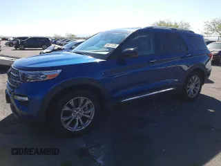 2021 Ford Explorer Limited z VIN 1FMSK8FH8MGB07823, wystawiony jako Copart lot #56075125 z przebiegiem 72 666 mil mil oraz Szkoda całkowita • Salvage title. Historia ofert i sprzedaży dostępna na DreamBid. Obrazek 1.
