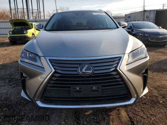 2017 Lexus RX with VIN 2T2BZMCA0HC061887, listed as a Copart auction lot 47530385 with 89,510 mi miles and Salvage Title. Bid and sale history available at carsss.com. Image 5.