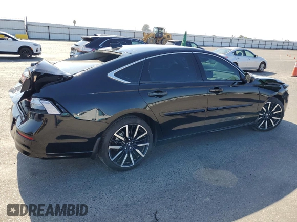 2023 Honda Accord Touring with VIN 1HGCY2F88PA065537, listed as a Copart auction lot 59341845 with 34,595 mi miles and Salvage title. Bid and sale history available at DreamBid. Image 3.