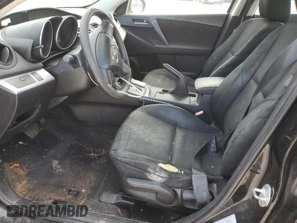 2013 Mazda 3 i SV with VIN JM1BL1TG2D1726554, listed as a Copart auction lot 47634675 with 217,625 mi miles and Salvage Title. Bid and sale history available at DreamBid. Image 7.