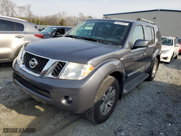 2012 Nissan Pathfinder SV with VIN 5N1AR1NN9CC607940, listed as a Copart auction lot 49207565 with 92,319 mi miles and Salvage Title. Bid and sale history available at carsss.com. Image 1.