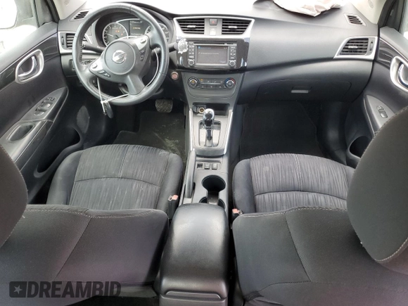 2017 Nissan Sentra SV with VIN 3N1AB7AP6HY203580, listed as a Copart auction lot 53507095 with 35,689 mi miles and Salvage Title. Bid and sale history available at carsss.com. Image 8.