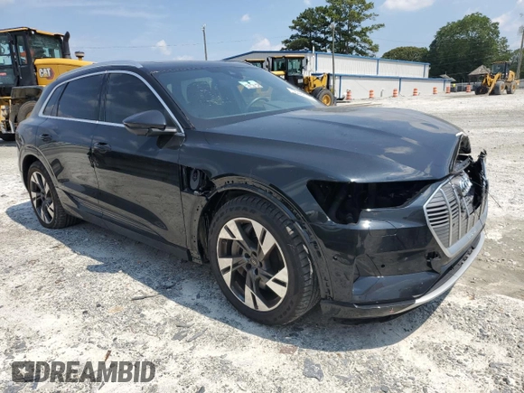 2022 Audi e-tron Premium Plus with VIN WA1LAAGE0NB028405, listed as a Copart auction lot 56482773 with 16,036 mi miles. Bid and sale history available at carsss.com. Image 4.