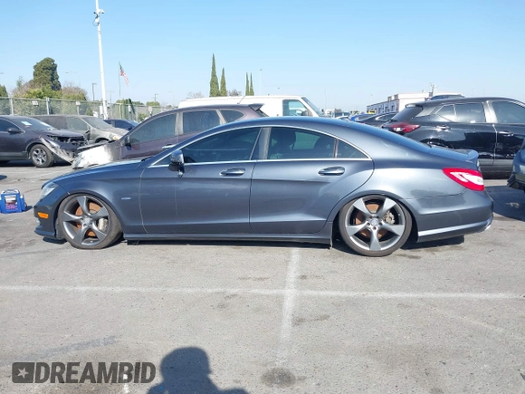 2012 Mercedes-Benz CLS 550 with VIN WDDLJ9BB9CA021186, listed as a IAAI auction lot 41388368 with 115,575 mi miles and . Bid and sale history available at DreamBid. Image 14.