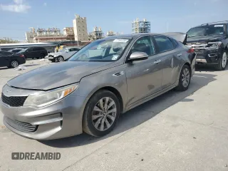 2017 Kia Optima LX with VIN 5XXGT4L36HG139045, listed as a Copart auction lot 47464285 with 191,626 mi miles and Salvage Title. Bid and sale history available at carsss.com. Image 1.