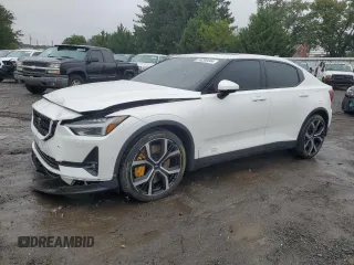 2021 Polestar 2 Launch Edition with VIN LPSED3KA2ML017218, listed as a Copart auction lot 73295444 with 33,808 mi miles and Salvage Title. Bid and sale history available at carsss.com. Image 1.