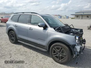 2024 Kia Telluride SX Prestige X-Line with VIN 5XYP5DGC7RG519898, listed as a Copart auction lot 51550725 with 8,091 mi miles and Salvage title. Bid and sale history available at DreamBid. Image 4.