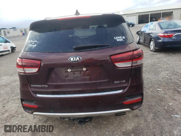 2018 Kia Sorento SX with VIN 5XYPKDA58JG367458, listed as a Copart auction lot 89168465 with 103,614 mi miles and Salvage Title. Bid and sale history available at DreamBid. Image 6.