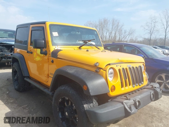 2012 Jeep Wrangler Sport with VIN 1C4AJWAG0CL128595, listed as a IAAI auction lot 42048590 with 133,085 mi miles and . Bid and sale history available at DreamBid. Image 1.