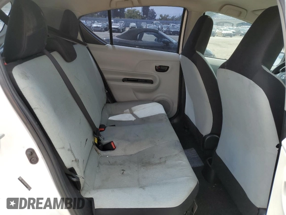 2012 Toyota Prius One with VIN JTDKDTB3XC1015531, listed as a Copart auction lot 54593835 with 186,487 mi miles and Salvage Title. Bid and sale history available at DreamBid. Image 10.