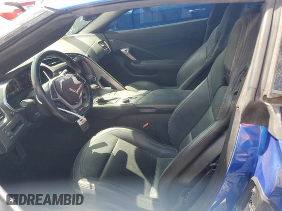 2019 Chevrolet Corvette Grand Sport 1LT with VIN 1G1YW2D73K5114299, listed as a Copart auction lot 48708685 with 56,131 mi miles and Salvage title. Bid and sale history available at DreamBid. Image 7.
