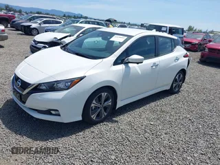 2021 Nissan LEAF SV with VIN 1N4AZ1CV0MC556505, listed as a IAAI auction lot 42438895 with 20,249 mi miles and . Bid and sale history available at DreamBid. Image 2.