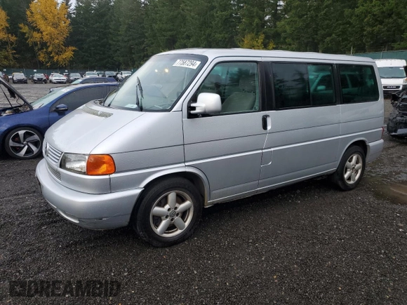 2001 Volkswagen EuroVan MV с VIN WV2MB47031H098986, выставлен на аукционе Copart как лот 77587294 с пробегом 161 046 миль миль и Чистый • Clean title. История ставок и продаж доступна на DreamBid. Изображение 1.