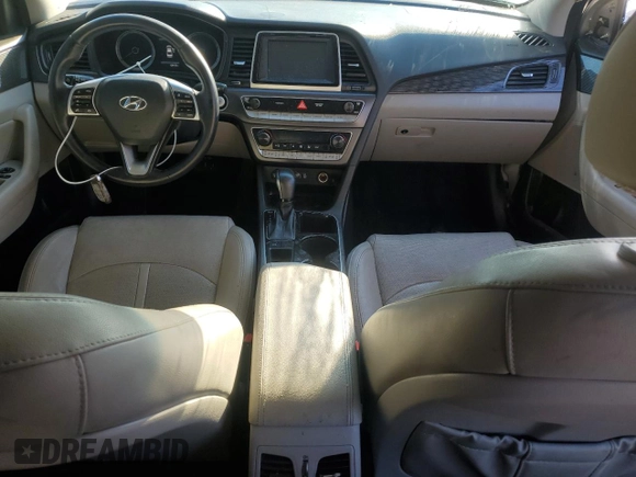 2018 Hyundai Sonata SEL with VIN 5NPE34AF6JH671975, listed as a Copart auction lot 88004705 with 128,123 mi miles and Salvage Title. Bid and sale history available at DreamBid. Image 8.