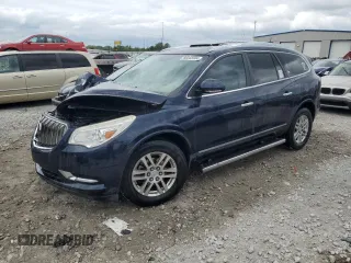 2015 Buick Enclave Convenience with VIN 5GAKRAKD5FJ385645, listed as a Copart auction lot 66345504 with 121,230 mi miles and Salvage Title. Bid and sale history available at carsss.com. Image 1.