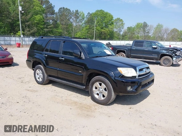 2007 Toyota 4Runner SR5 with VIN JTEZU14R978069108, listed as a IAAI auction lot 42080550 with 188,589 mi miles. Bid and sale history available at carsss.com. Image 1.