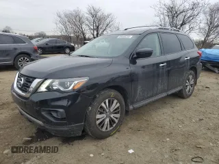2019 Nissan Pathfinder S with VIN 5N1DR2MN7KC646237, listed as a Copart auction lot 88569255 with 48,022 mi miles and Salvage Title. Bid and sale history available at DreamBid. Image 1.
