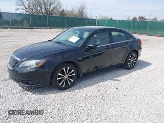 2012 Chrysler 200 S with VIN 1C3CCBHGXCN257700, listed as a IAAI auction lot 41914775 with 125,866 mi miles. Bid and sale history available at carsss.com. Image 2.