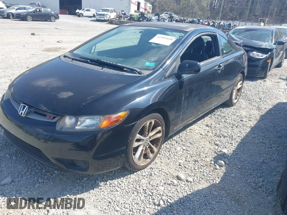 2008 Honda Civic Cpe Si with VIN 2HGFG215X8H706316, listed as a IAAI auction lot 41903050 with 178,360 mi miles. Bid and sale history available at carsss.com. Image 2.