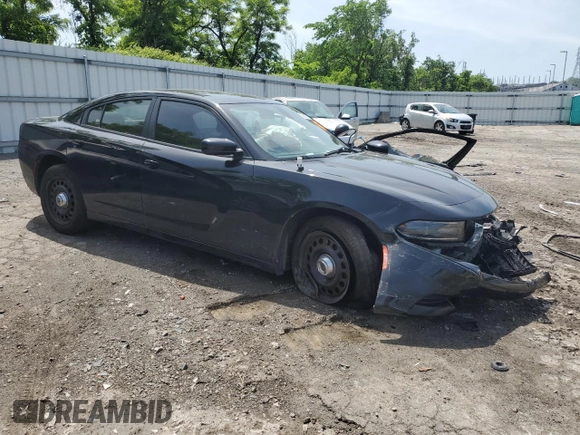 2018 Dodge Charger Police with VIN 2C3CDXKT3JH266258, listed as a Copart auction lot 55683724 with Not Provided miles and Salvage Title. Bid and sale history available at carsss.com. Image 4.