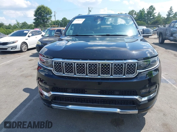 2022 Jeep Grand Wagoneer Series II with VIN 1C4SJVFJ8NS139713, listed as a IAAI auction lot 42585321 with 35,798 mi miles and . Bid and sale history available at DreamBid. Image 6.