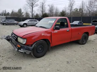 1996 Toyota T100 with VIN JT4JM11D2T0012106, listed as a Copart auction lot 49137425 with NaN miles and Salvage Title. Bid and sale history available at carsss.com. Image 1.