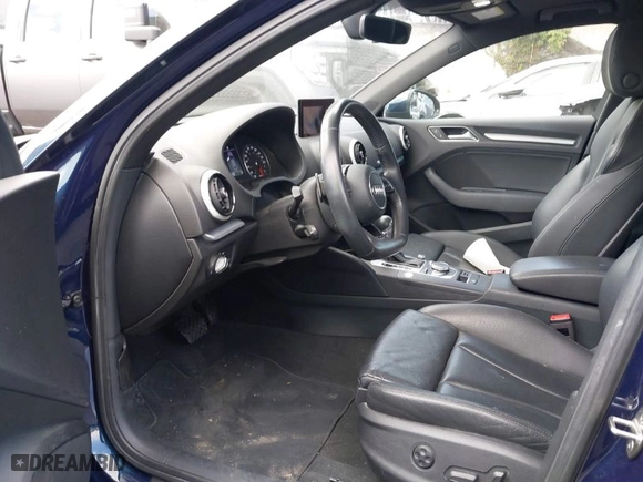 2018 Audi A3 Sedan Premium with VIN WAUAUGFF7J1051629, listed as a IAAI auction lot 41885251 with 86,606 mi miles. Bid and sale history available at carsss.com. Image 19.