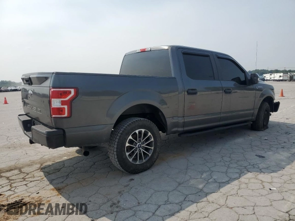 2018 Ford F-150 XL with VIN 1FTEW1E59JFE10695, listed as a Copart auction lot 60171325 with 134,904 mi miles and Salvage title. Bid and sale history available at DreamBid. Image 3.