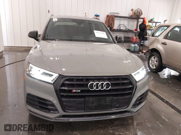 2020 Audi SQ5 Premium Plus with VIN WA1B4AFY2L2122894, listed as a IAAI auction lot 41613149 with 53,306 mi miles and . Bid and sale history available at DreamBid. Image 12.