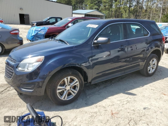 2016 Chevrolet Equinox LS with VIN 2GNALBEK7G1149738, listed as a Copart auction lot 53284325 with 88,119 mi miles and Salvage Title. Bid and sale history available at carsss.com. Image 1.