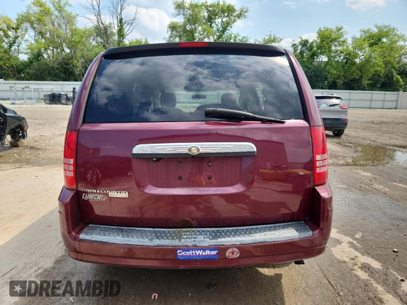 2008 Chrysler Town & Country Touring with VIN 2A8HR54P48R815079, listed as a Copart auction lot 63579045 with 152,815 mi miles and Non repairable. Bid and sale history available at DreamBid. Image 6.
