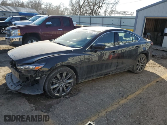 2018 Mazda 6 Touring with VIN JM1GL1VM4J1307609, listed as a Copart auction lot 44361415 with 88,650 mi miles and Salvage Title. Bid and sale history available at DreamBid. Image 1.