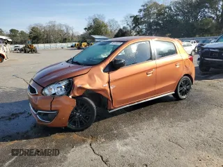 2020 Mitsubishi Mirage LE with VIN ML32A5HJ6LH004983, listed as a Copart auction lot 49387685 with 21,342 mi miles and Salvage title. Bid and sale history available at DreamBid. Image 1.