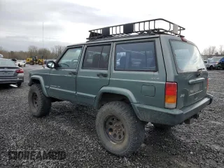 2000 Jeep Cherokee Classic with VIN 1J4FF58S3YL104384, listed as a Copart auction lot 46645415 with 253,730 mi miles and Salvage Title. Bid and sale history available at carsss.com. Image 2.