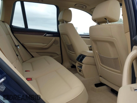 2016 BMW X3 sDrive28i with VIN 5UXWZ7C56G0M83583, listed as a IAAI auction lot 41517534 with 89,611 mi miles and . Bid and sale history available at DreamBid. Image 8.