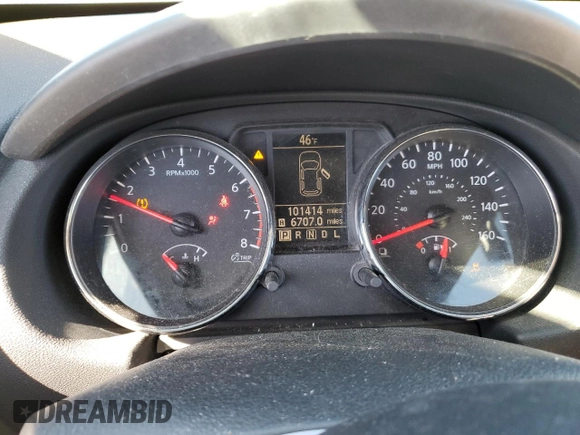 2012 Nissan Rogue SL with VIN JN8AS5MT5CW258262, listed as a Copart auction lot 48542665 with 101,414 mi miles and Salvage Title. Bid and sale history available at DreamBid. Image 9.