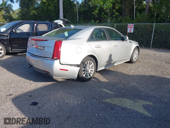 2010 Cadillac CTS Luxury with VIN 1G6DE5EG9A0144317, listed as a IAAI auction lot 42093890 with 70,099 mi miles. Bid and sale history available at carsss.com. Image 4.