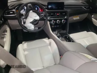 2023 Genesis G70 2.0T with VIN KMTG34TA7PU131707, listed as a Copart auction lot 81918783 with 5,700 mi miles and Non Repairable. Bid and sale history available at DreamBid. Image 8.