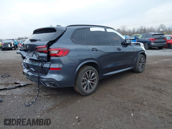 2022 BMW X5 xDrive40i with VIN 5UXCR6C06N9M28108, listed as a IAAI auction lot 41934028 with 28,527 mi miles. Bid and sale history available at carsss.com. Image 4.