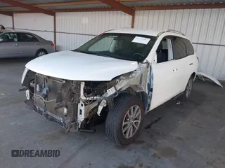 2016 Nissan Pathfinder S with VIN 5N1AR2MMXGC641602, listed as a IAAI auction lot 42174567 with 132,840 mi miles and . Bid and sale history available at DreamBid. Image 2.