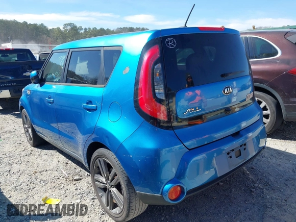 2015 Kia Soul + with VIN KNDJP3A55F7219466, listed as a IAAI auction lot 41693468 with 69,019 mi miles. Bid and sale history available at carsss.com. Image 3.