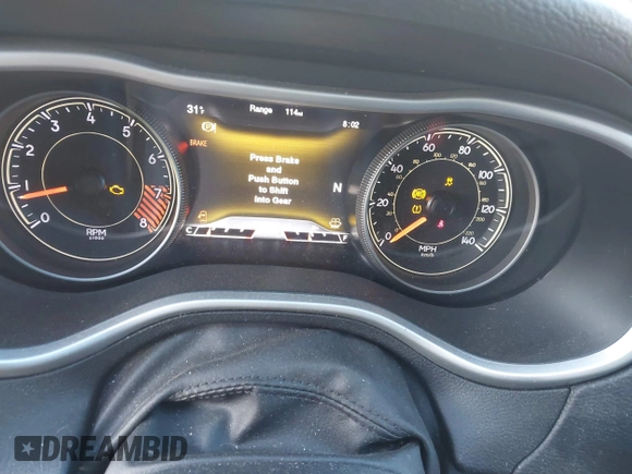 2015 Jeep Cherokee Trailhawk with VIN 1C4PJMBSXFW614416, listed as a IAAI auction lot 41033241 with 112,015 mi miles. Bid and sale history available at carsss.com. Image 7.