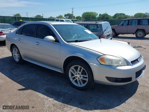 2013 Chevrolet Impala LTZ with VIN 2G1WC5E30D1266641, listed as a IAAI auction lot 39649556 with 148,380 mi miles. Bid and sale history available at carsss.com. Image 1.