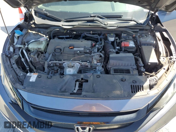 2019 Honda Civic LX with VIN 19XFC2F68KE003117, listed as a Copart auction lot 53500705 with 46,397 mi miles and Salvage Title. Bid and sale history available at DreamBid. Image 13.