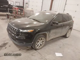 2015 Jeep Cherokee Latitude with VIN 1C4PJLCS8FW689849, listed as a IAAI auction lot 42144161 with 138,740 mi miles and . Bid and sale history available at carsss.com. Image 17.