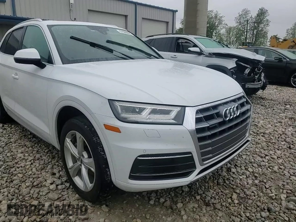 2020 Audi Q5 Premium Plus with VIN WA1BNAFY9L2102249, listed as a Copart auction lot 57608805 with 73,629 mi miles and Salvage title. Bid and sale history available at DreamBid. Image 15.